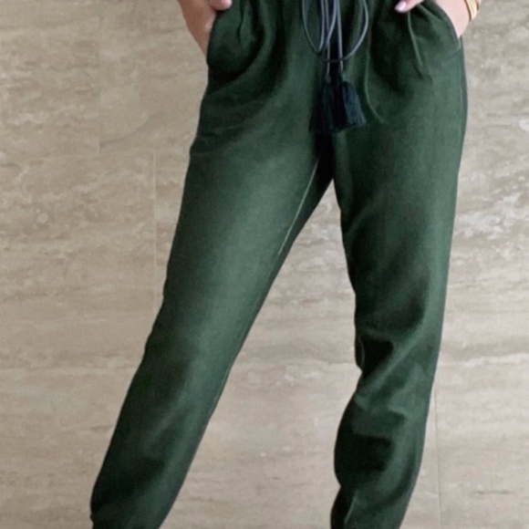 Something Navy Meghan Paperbag Sweatpants - Picture 1 of 5